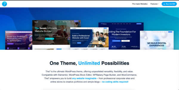 The7 — Ultimate WordPress & WooCommerce Theme